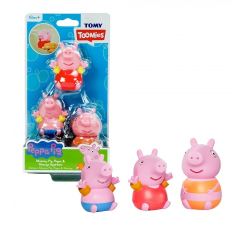 tomy 27730 Набор игрушек для купания "Свинка Пеппа" e73105 в асс.