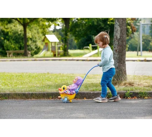 zapf 837535 jucărie de călărit "berta rățușca" pentru păpuși (36–43 cm)