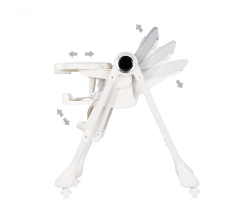 chipolino sthma02602ca scaun pentru copii și leagăn electric 2 &icirc;n 1 "master class" cashmere
