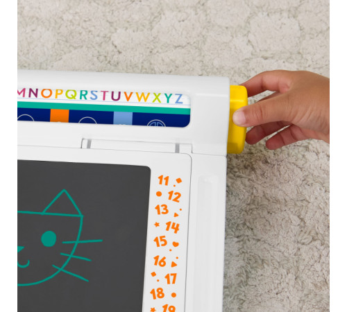 fisher-price jdl70 tablă de desen "desenează și învață"