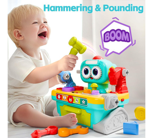 hola toys he8975 set de joc sortator 9 &icirc;n 1 "robot"