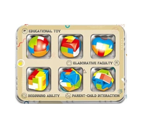 Jucării pentru Copii - Magazin Online de Jucării ieftine in Chisinau Baby-Boom in Moldova 78044 set cuburi educative (6 buc.)