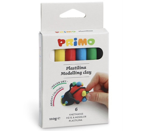  primo  plastilină 6 culori / 18 gr