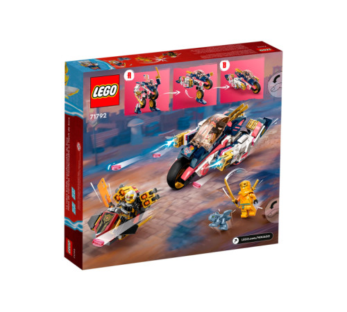 lego ninjago 71792 Конструктор "Байк-трансформер Соры" (384дет.)