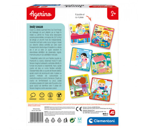 as kids 1024-50747 Развивающая игра agerino "Учу сам" (рум.)