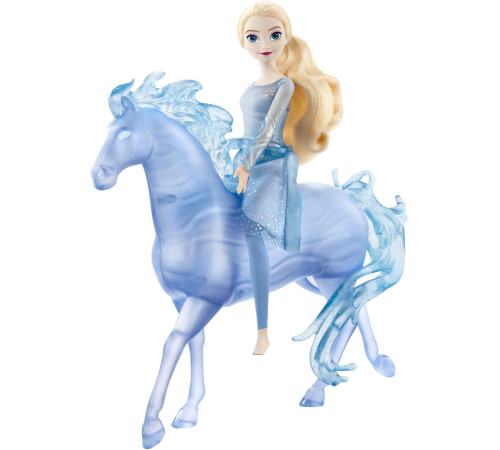 disney princess hlw58 Набор с куклой "Эльза и лошадка Нокк"