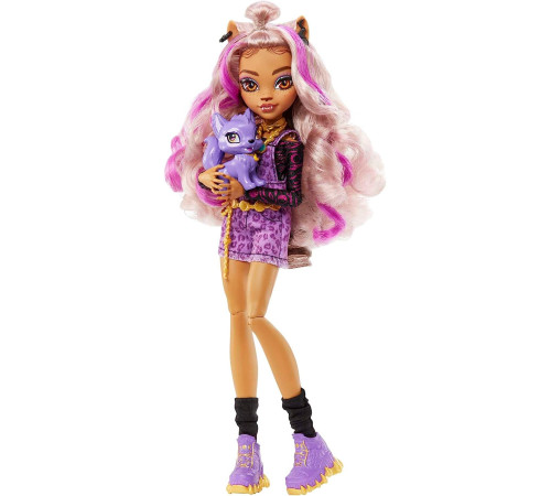 monster high hhk52 Кукла "Клодин Вульф" с питомцем