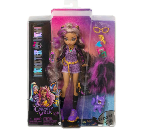 monster high hhk52 papusa "clawdeen wolf" cu animal de companie