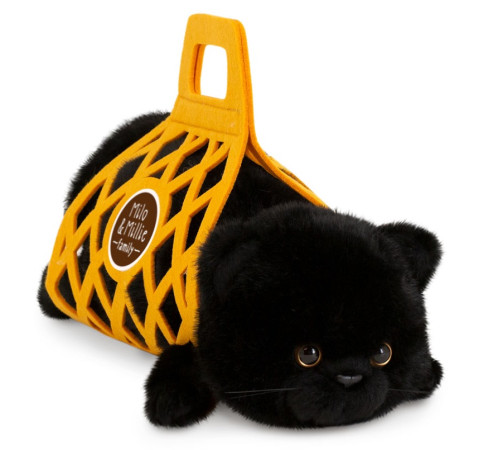 Детский магазин в Кишиневе в Молдове orange toys b1001/35 Мягкая игрушка "Черный кот Майло" (35 см)