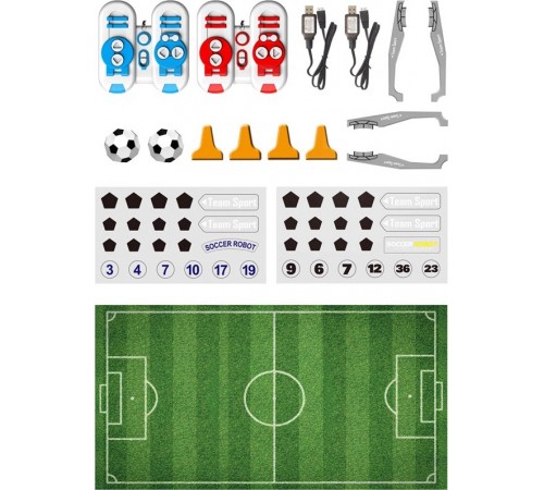 crazon 1902b set de joc "roboți-jucători de fotbal"