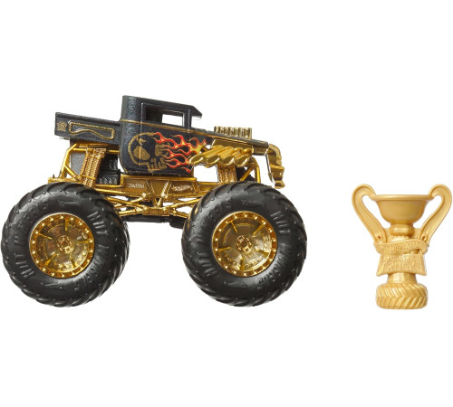 hot wheels jdv96 Машина "monster trucks" серии "bigfoot - Чемпион с кубком (в асс.)