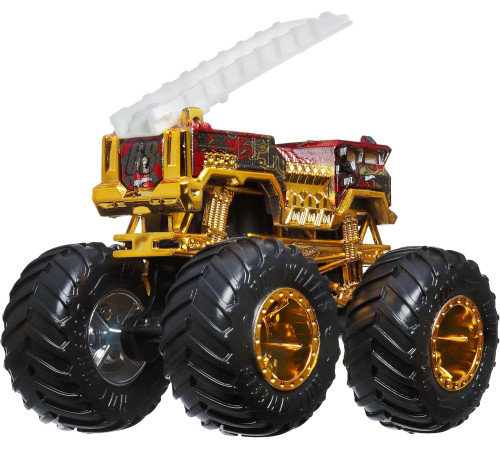 hot wheels jdv96 Машина "monster trucks" серии "bigfoot - Чемпион с кубком (в асс.)