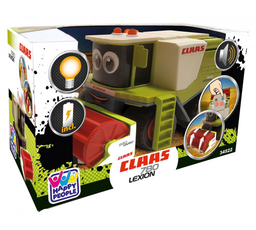 Детский магазин в Кишиневе в Молдове happy people 34522 Комбайн со светом и звуком class kids "lexion 780"