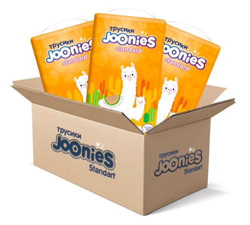  joonies mega pack 755001 standard scutece-chilotei m, 6-11 kg, (3x52) 156 buc.