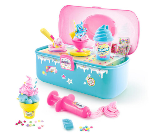 canal toys 206cl Набор для создания слайма в кейсе "fluffy case"