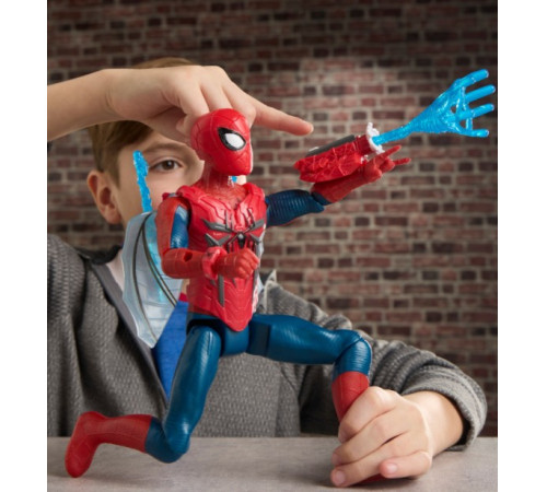 spider-man g2450 figurină mare "marvel spider-man titan series ultimate web gear "(29 cm)