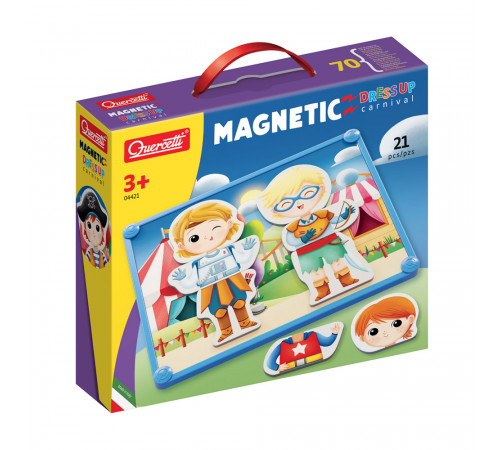  quercetti 4421 Игровой набор magnetic dress up "Карнавал"