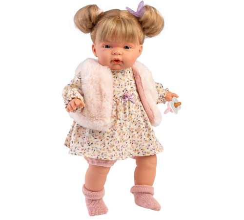 Детский магазин в Кишиневе в Молдове llorens 38360 Интерактивная кукла "joelle  chaleco de pelo" (38 см.)