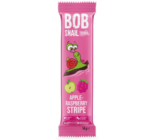 bob snail bomboane naturale "mere-zmeura" (14 gr.)