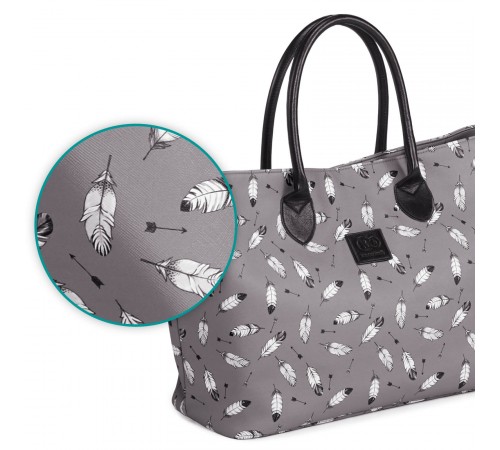 kinderkraft geantă pentru mamă mommy bag gri