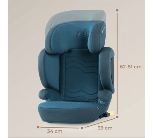 kinderkraft scaun auto xpand 2 i-size gr. 2/3 (100-150cm) albastru