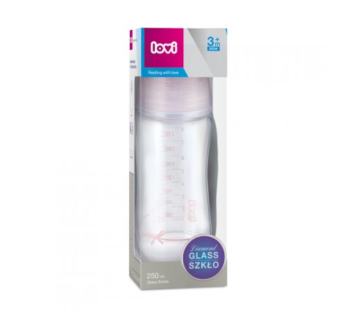 lovi 74/204girl biberon sticla baby shower 250 ml. (3 m+)
