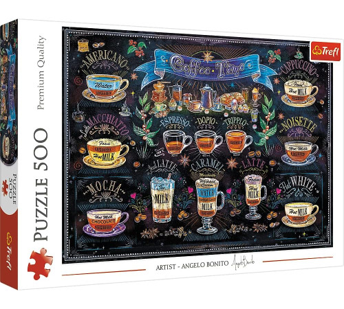 Trefl 37449 Пазлы "Время кофе" (500 эл.)  trefl 37449 Пазлы "Время кофе" (500 эл.)