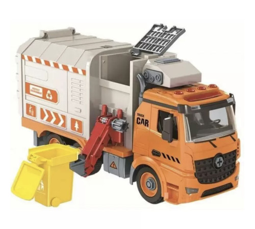 funky toys 61116 mașina de gunoi - constructor cu sunete și lumini (30cm)