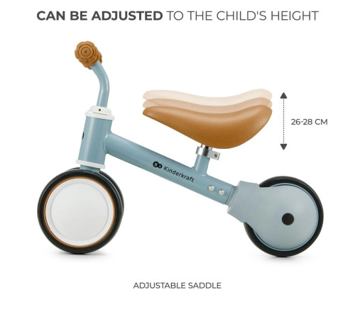 kinderkraft Беговел cutie голубой