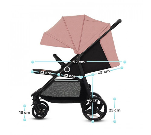 kinderkraft carucior grande plus negru