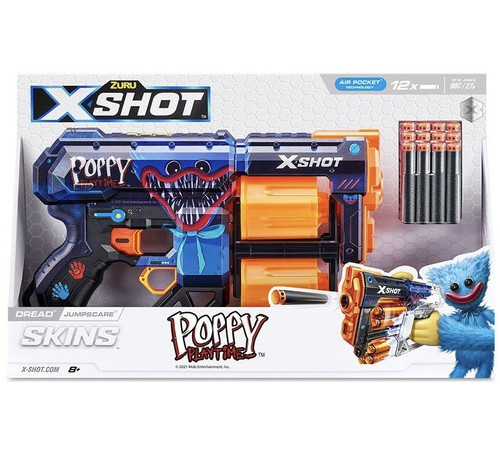  zuru 36650 blaster x-shot skins dread poppy playtime