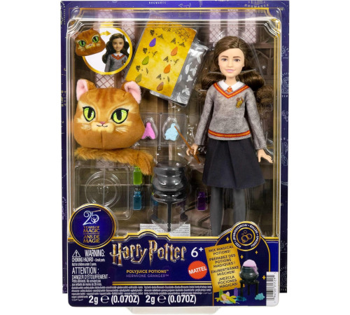 mattel harry potte jgm21 Игровой набор с куклой "Гермиона Грейнджер и Оборотное зелье" (26 см) 