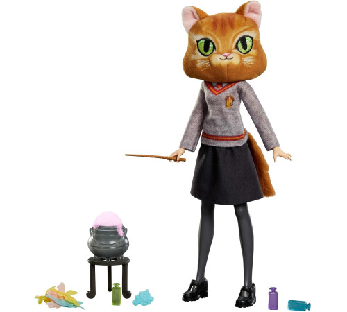 mattel harry potte jgm21 Игровой набор с куклой "Гермиона Грейнджер и Оборотное зелье" (26 см) 