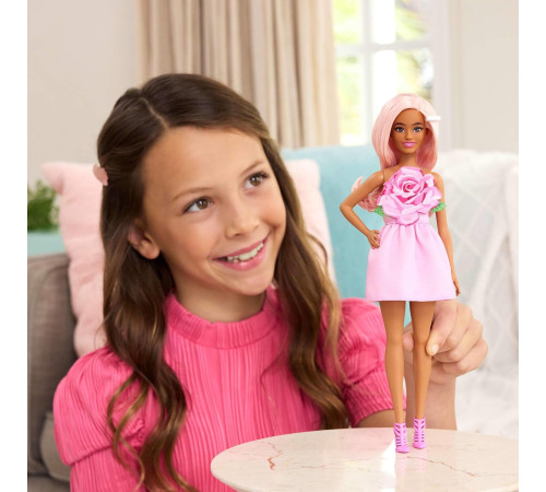 barbie hyt94 păpușa "fashionista" pink rose