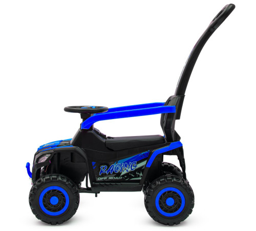 baby mix 56925 mașinuță electrică baby mix ruggy cu m&acirc;ner (albastru)