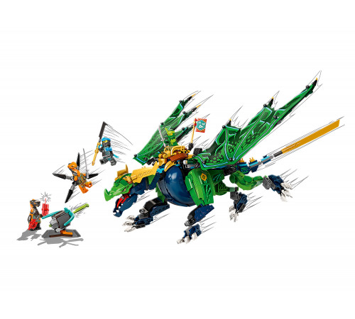 lego ninjago 71766 Конструктор "Легендарный дракон Ллойда" (747 дет.)
