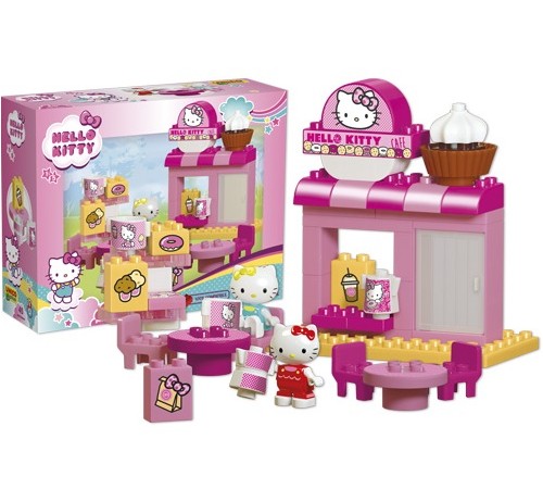 androni 8694-00hk Конструктор hellokitty "Кофейня" (45 дет.)