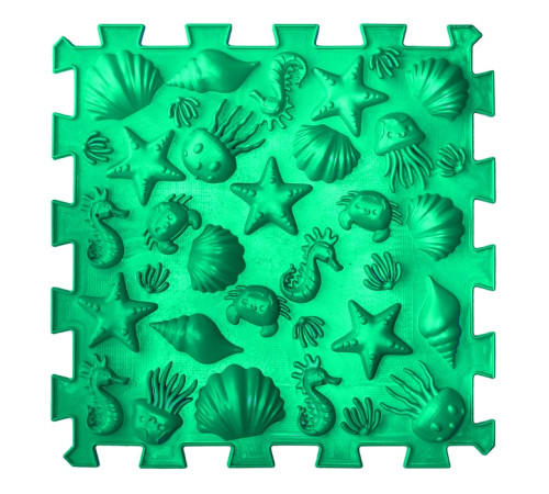 ortek 09711 covoraș ortopedic pentru masaj puzzle "sea" (8 el.)