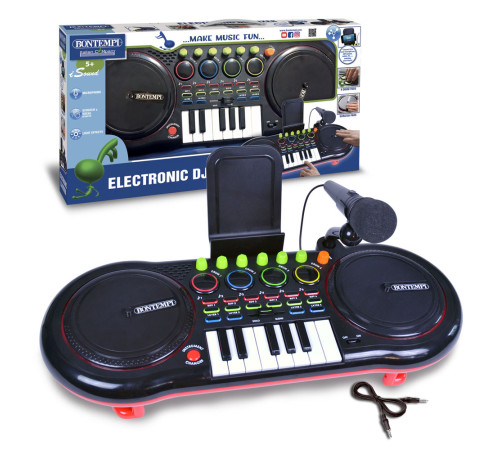 Bontempi 181000 DJ пульт с микрофоном  bontempi 181000 dj пульт с микрофоном