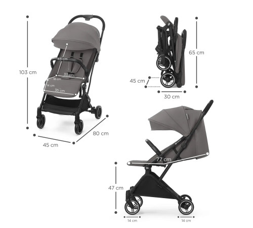 kinderkraft carucior indy gri