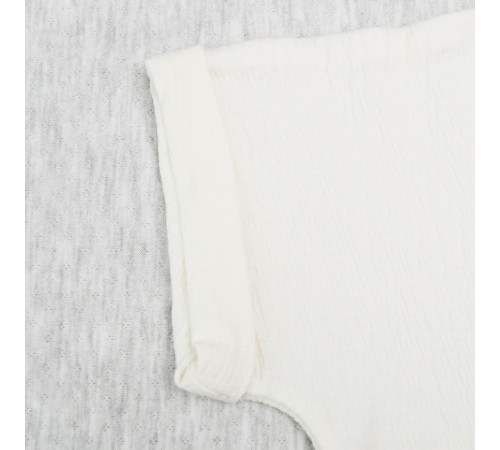 minikin 25062086 Комплект футболка и шорты "naturelle" (р.86) молочный