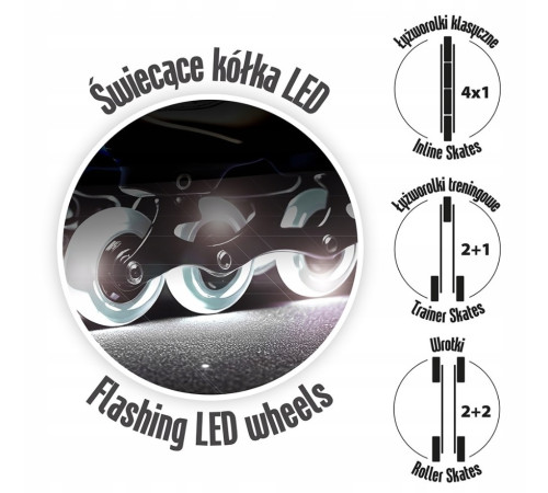 seven 59486 Роликовые коньки 3 в 1 "spidermen" (р. 34-37)
