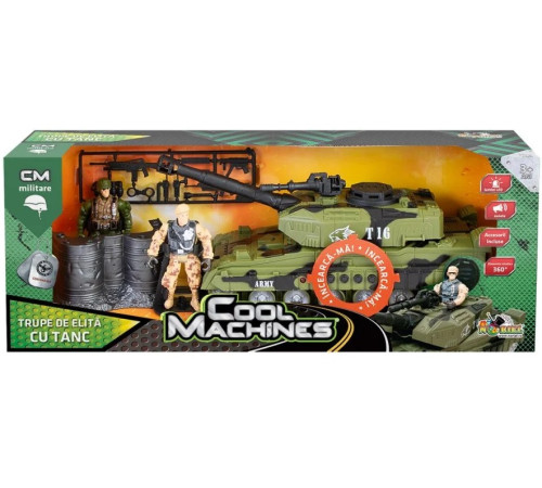 noriel int4074 set militar cu tanc si figurine cool machines