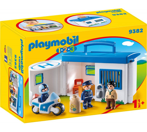  playmobil 9382 Конструктор "Полицейский Участок" серия 1.2.3.