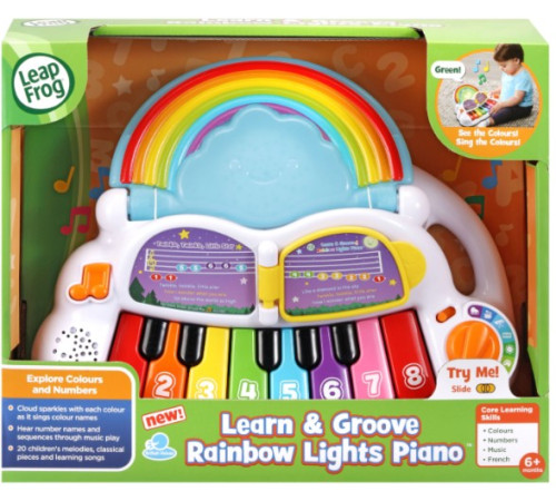 Jucării pentru Copii - Magazin Online de Jucării ieftine in Chisinau Baby-Boom in Moldova vtech 80612403 pian interactiv "learn & groove rainbow lights piano" (en)
