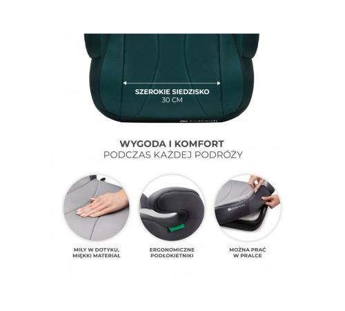 kinderkraft Бустер  i-boost i-size (135-150 см.) зелёный