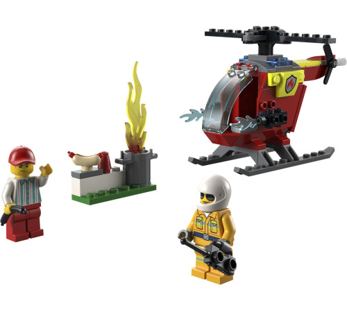 lego city 60318 constructor "elicopter de pompieri" (53 el.)