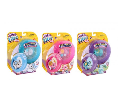 Little Live Pets 28173 Интерактивная игрушка "Мышка в колесе" в асс. little live pets 28173 Интерактивная игрушка "Мышка в колесе" в асс.