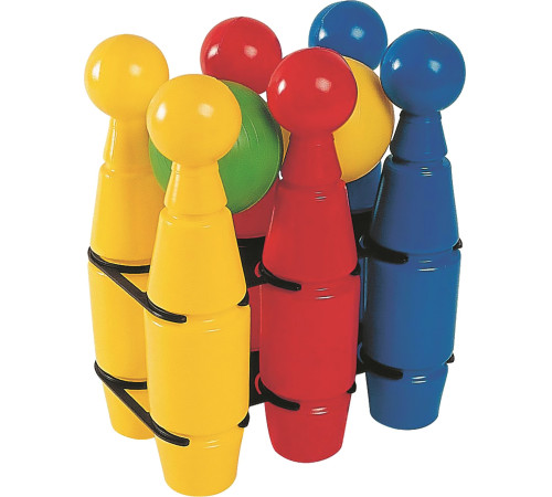 androni 7224-0000 set de bowling cu 6 popice
