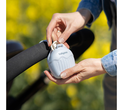 babyono-19631 Силиконовый контейнер для пустышки 1656/01 (голубой)